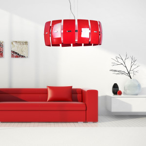 AZzardo Taurus Red - Pendant - AZZardo-lighting.co.uk