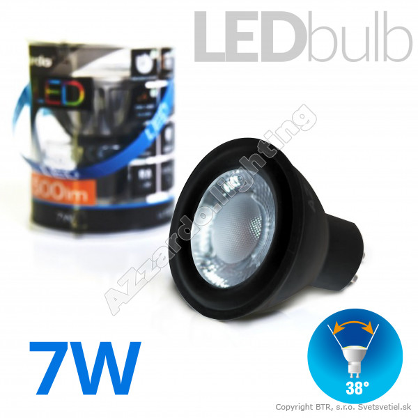 AZzardo LED 7W GU10 Black - 